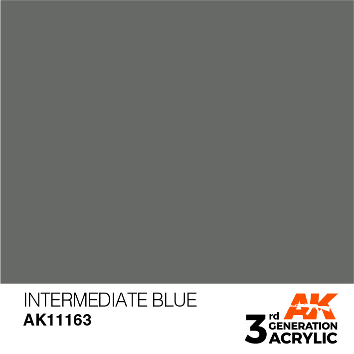 AK Interactive 3G Acrylic Intermediate Blue 17ml | 8435568303966
