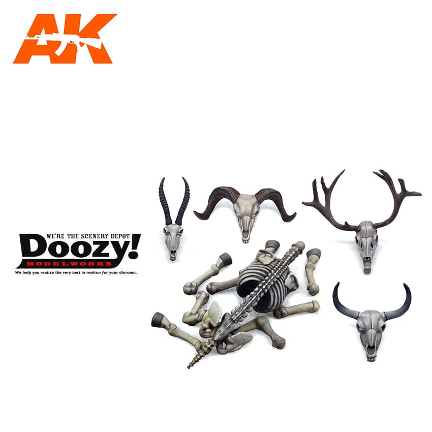 Doozy 1/24 Animal Skulls & Skeletons | 8435568312906