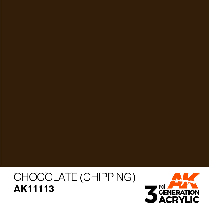 AK Interactive 3G Acrylic Chocolate (Chipping) 17ml | 8435568303461