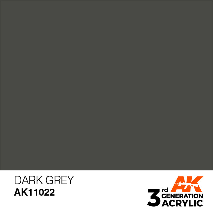 AK Interactive 3G Acrylic Dark Grey 17ml | 8435568302556