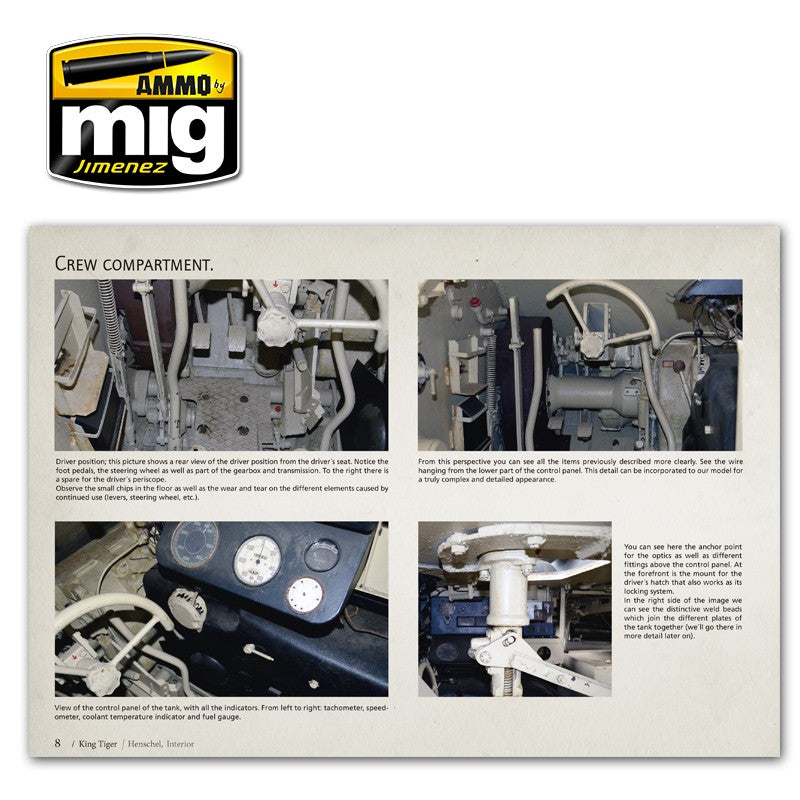 Ammo Mig King Tiger - Visual Modelers Guide (English) | 8432074060222