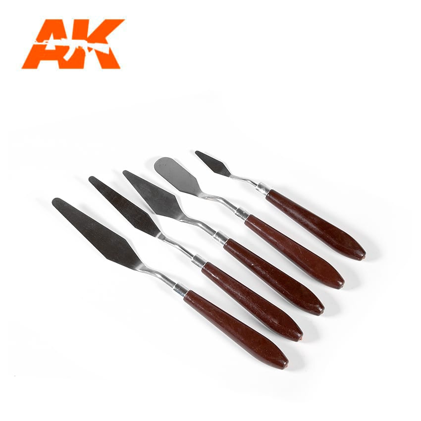 AK Interactive Modeling Spatulas Set | 8435568306103