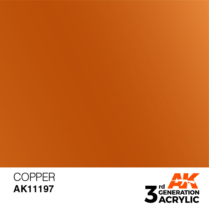 AK Interactive 3G Acrylic Copper 17ml | 8435568304307