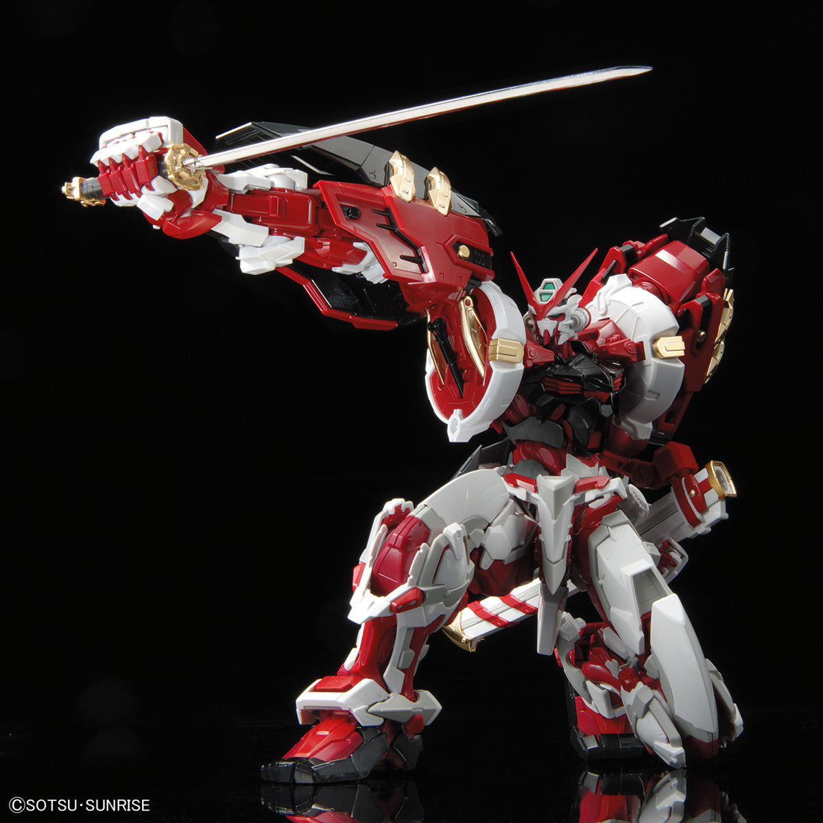 Bandai 1/100 High-Resolution Model Gundam Astray Red Frame Powered Red | 4573102620699
