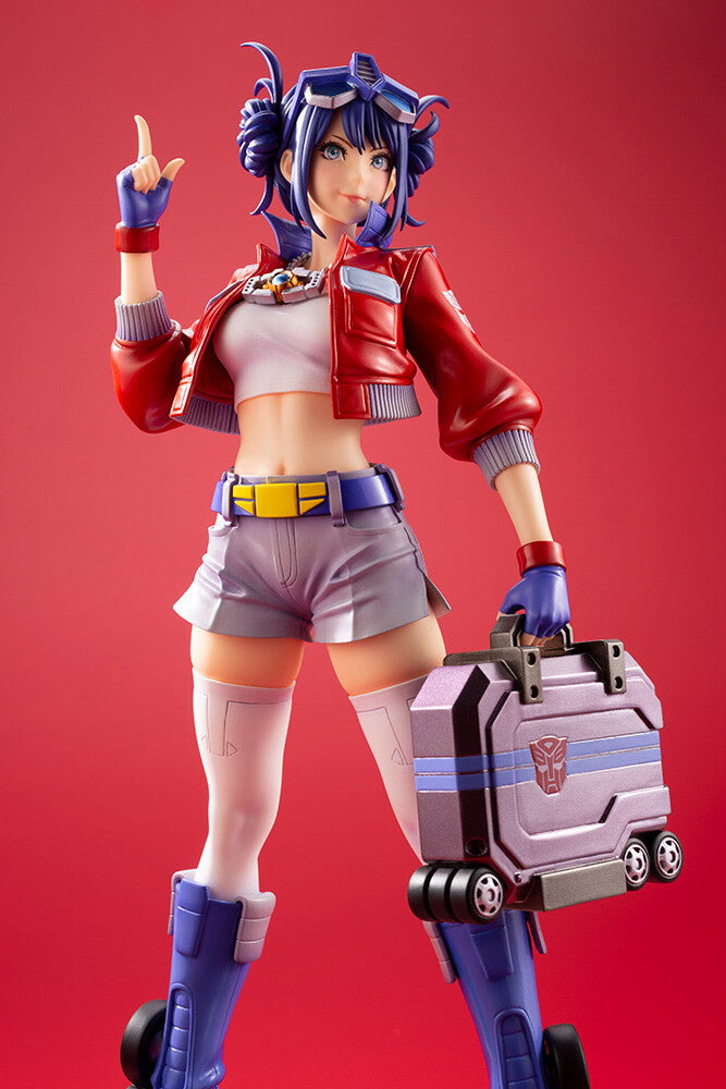 Kotobukiya 1/7 Transformers Series Optimus Prime Deluxe Edition Bishoujo, Pre-Painted PVC Statue | 4934054047741
