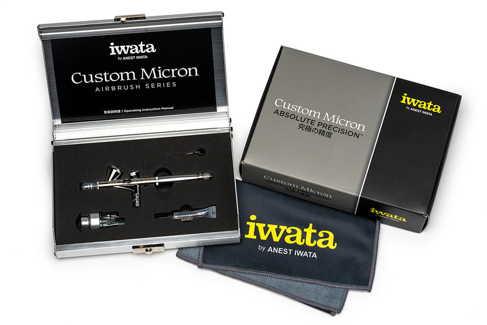 IWATA Custom Micron CM-B Gravity Feed Dual Action Airbrush | 734748051511