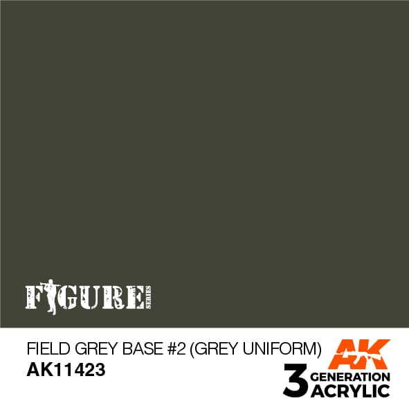 AK Interactive 3G Field Grey Base #2 (Grey Uniform) | 8435568310896