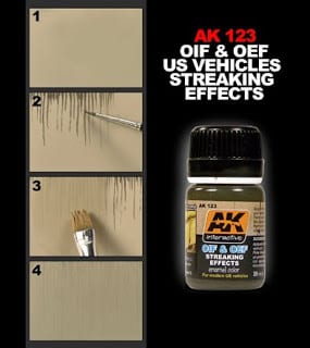 AK Interactive Streaking Effects For Oif & Oef - Us Vehicles | 8436535571234