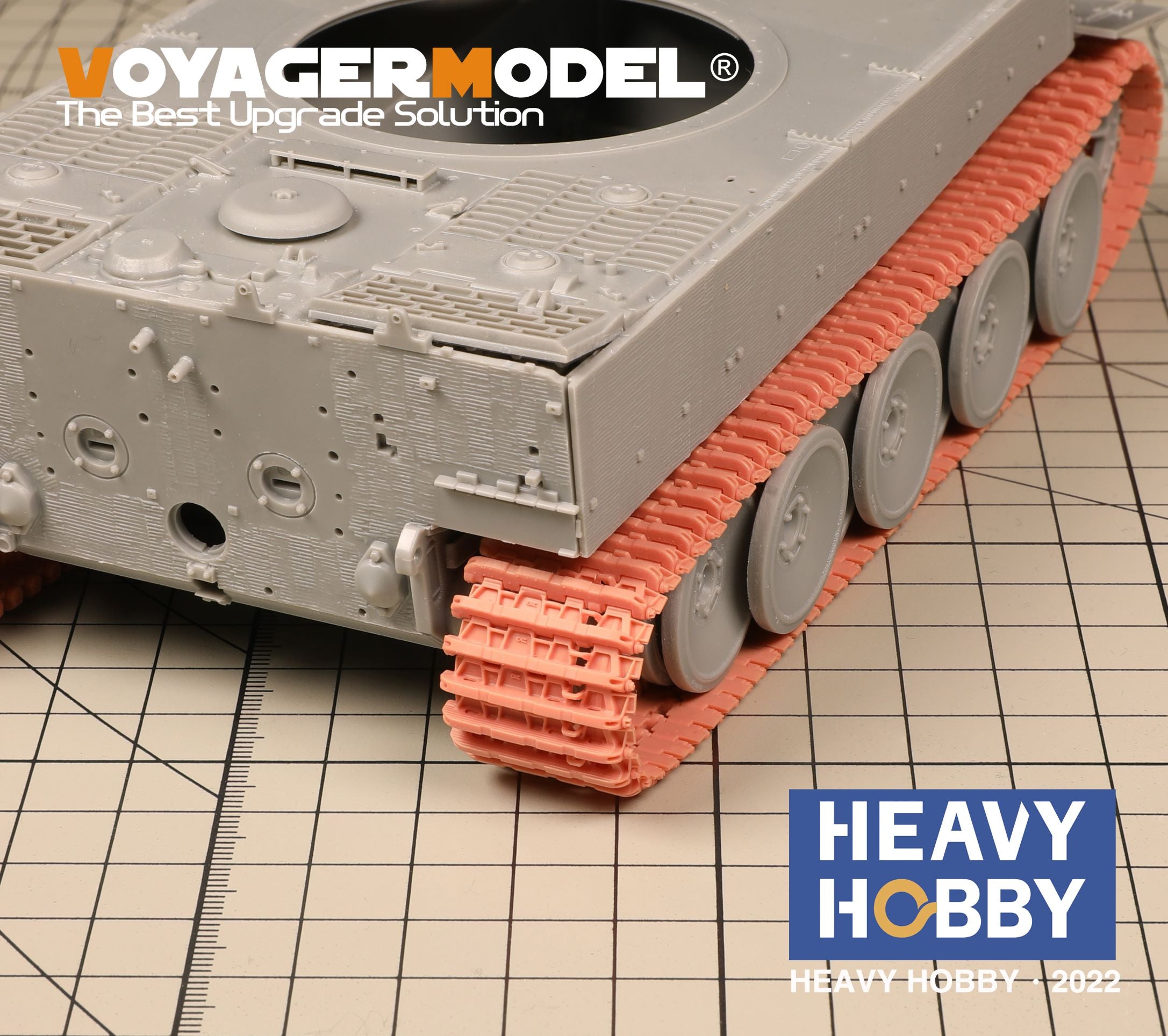 Heavy Hobby 1/35 WWII German Tiger I Tank Initial Mirror Tracks (502 Camp 3) | 6973146480071