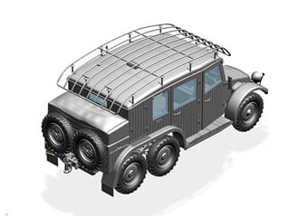 Bronco Models 1/35 German Krupp Protze Kfz.19 Radio Command Car | 6970162330663