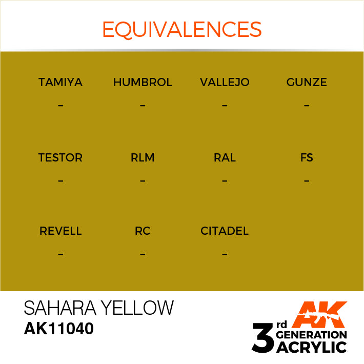 AK Interactive 3G Acrylic Sahara Yellow 17ml | 8435568302730