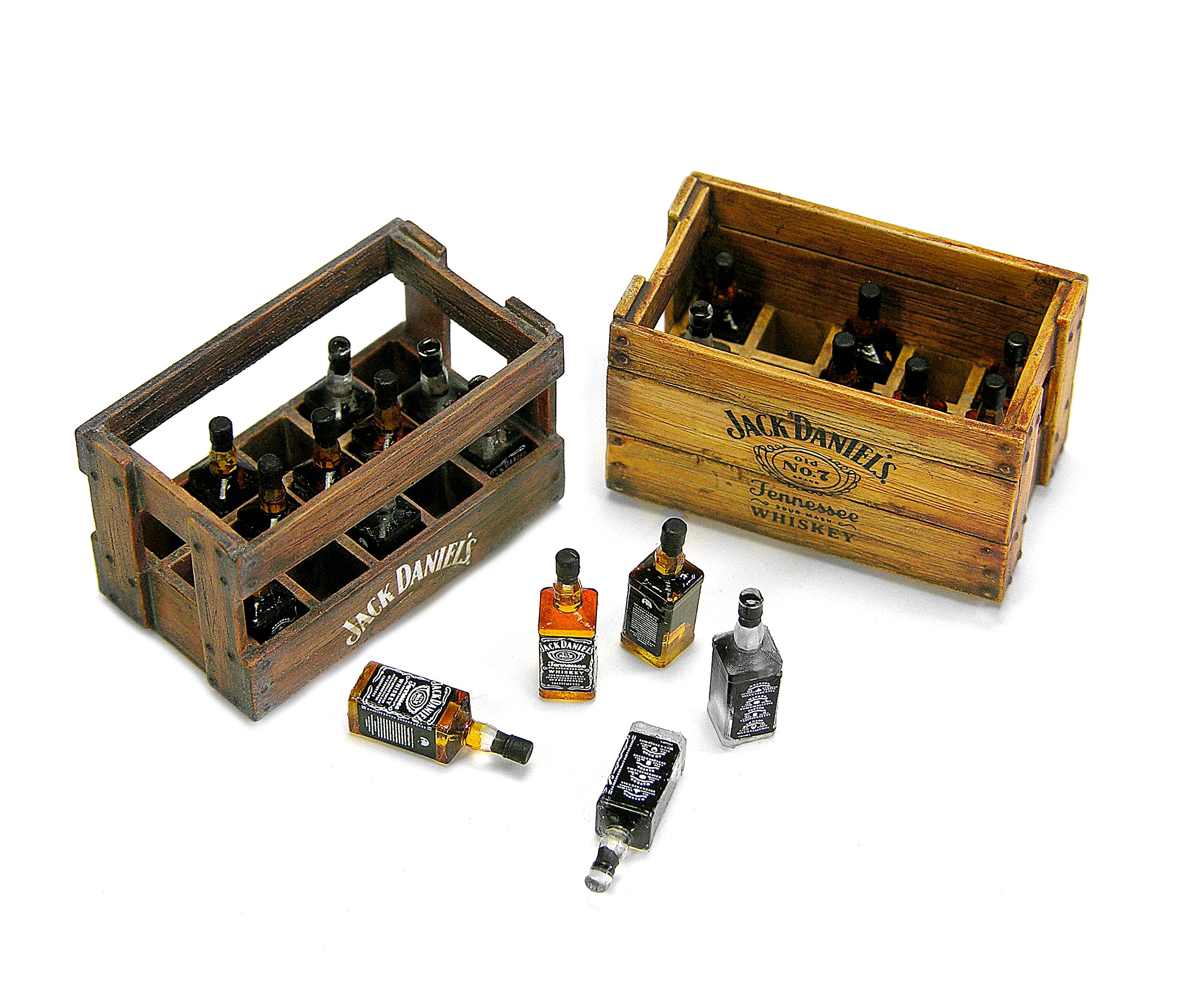 Doozy 1/24 Wooden Boxes Jack Daniel's Bottles | 8435568307858