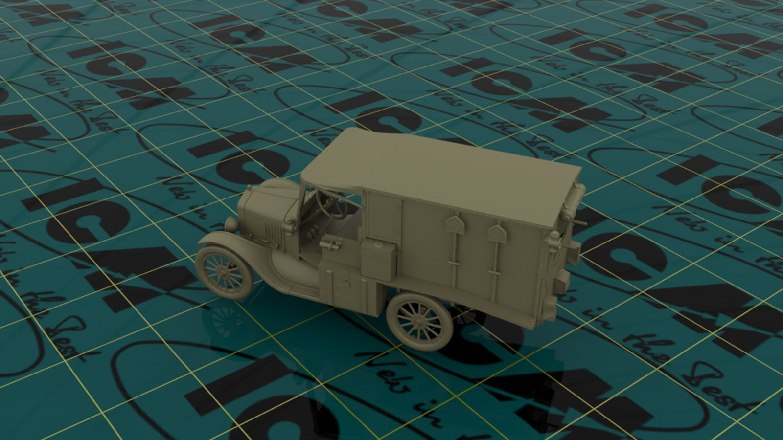 ICM 1/35 Model T 1917 Ambulance with US Medical Personnel | 4823044404506