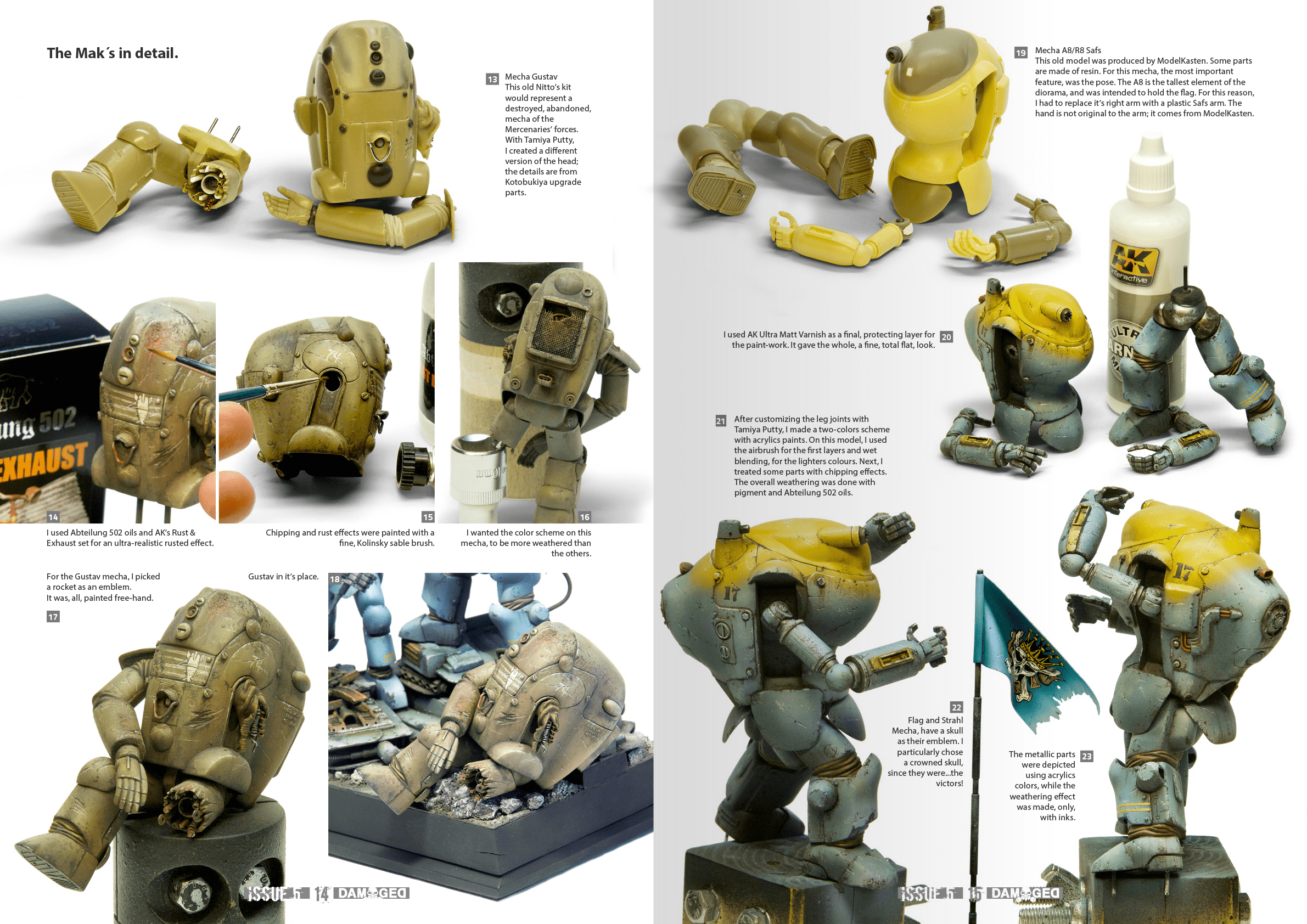 Abteilung502 DAMAGED, Worn and Weathered Models Magazine - 05 (English) | 8436564928276