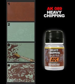 AK Interactive Heavy Chipping Effects Acrylic Fluid | 8436535570893