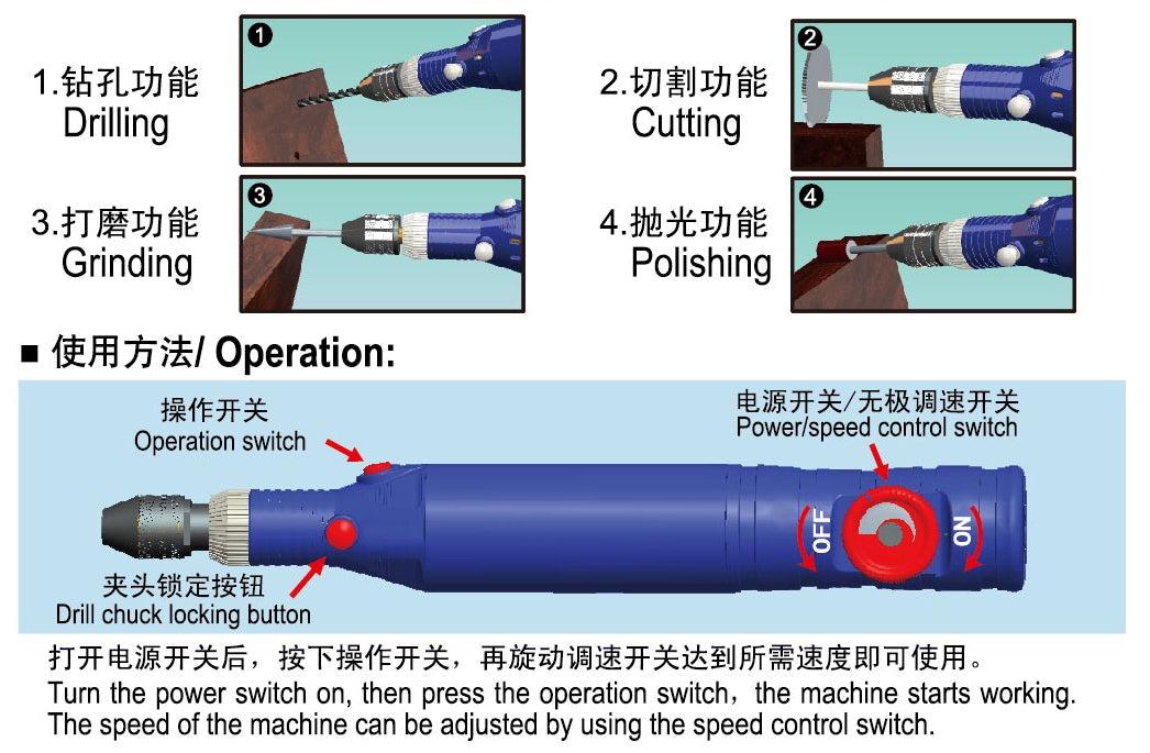 Master Tools Grinder / Drill | 9580208099538