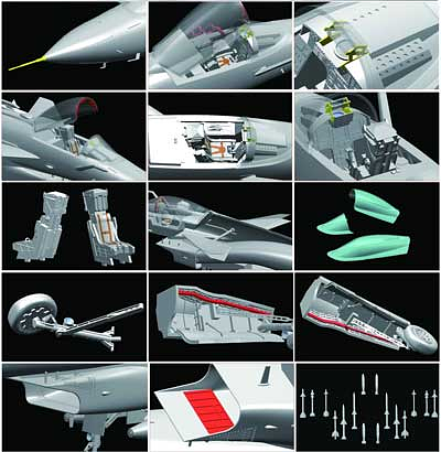 Bronco Models 1/48 Chinese PLA AF J-10A/10A Vigorous Dragon Fighter Jet 2009 | 4544032659677