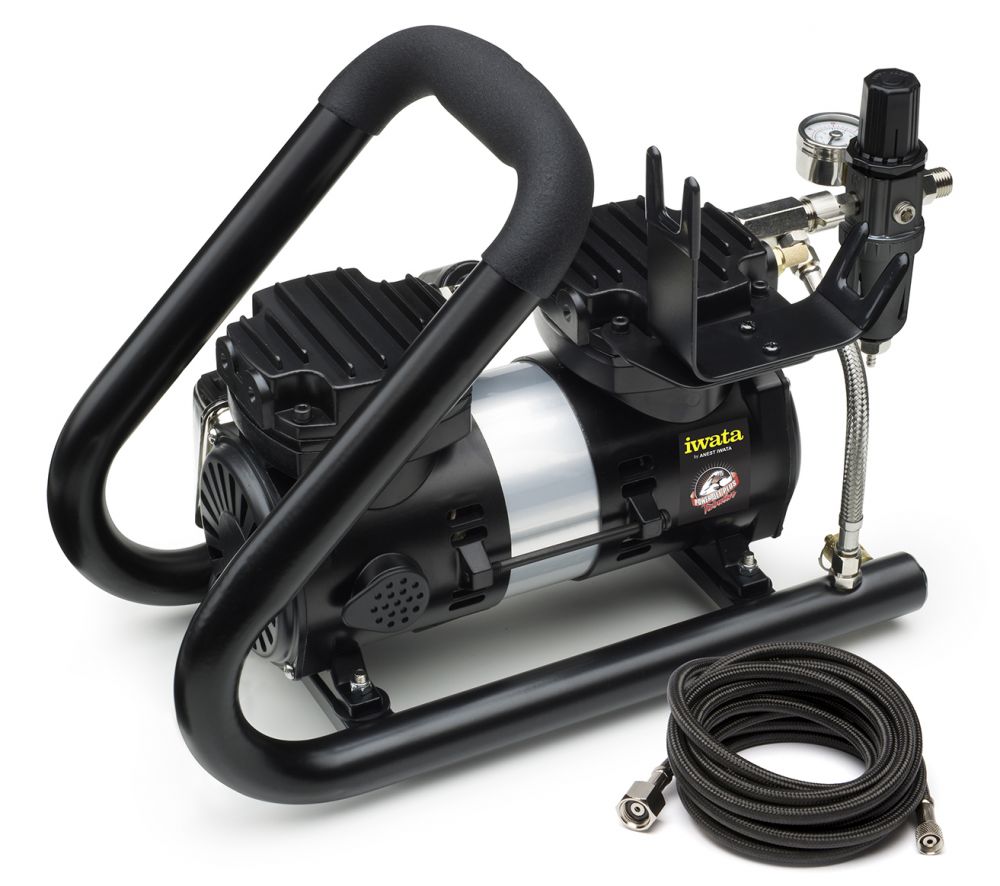 IWATA Power Jet Plus Tubular 110-120V Airbrush Compressor | 734748710838