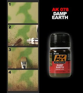 AK Interactive Damp Earth Effects | 8436535570787