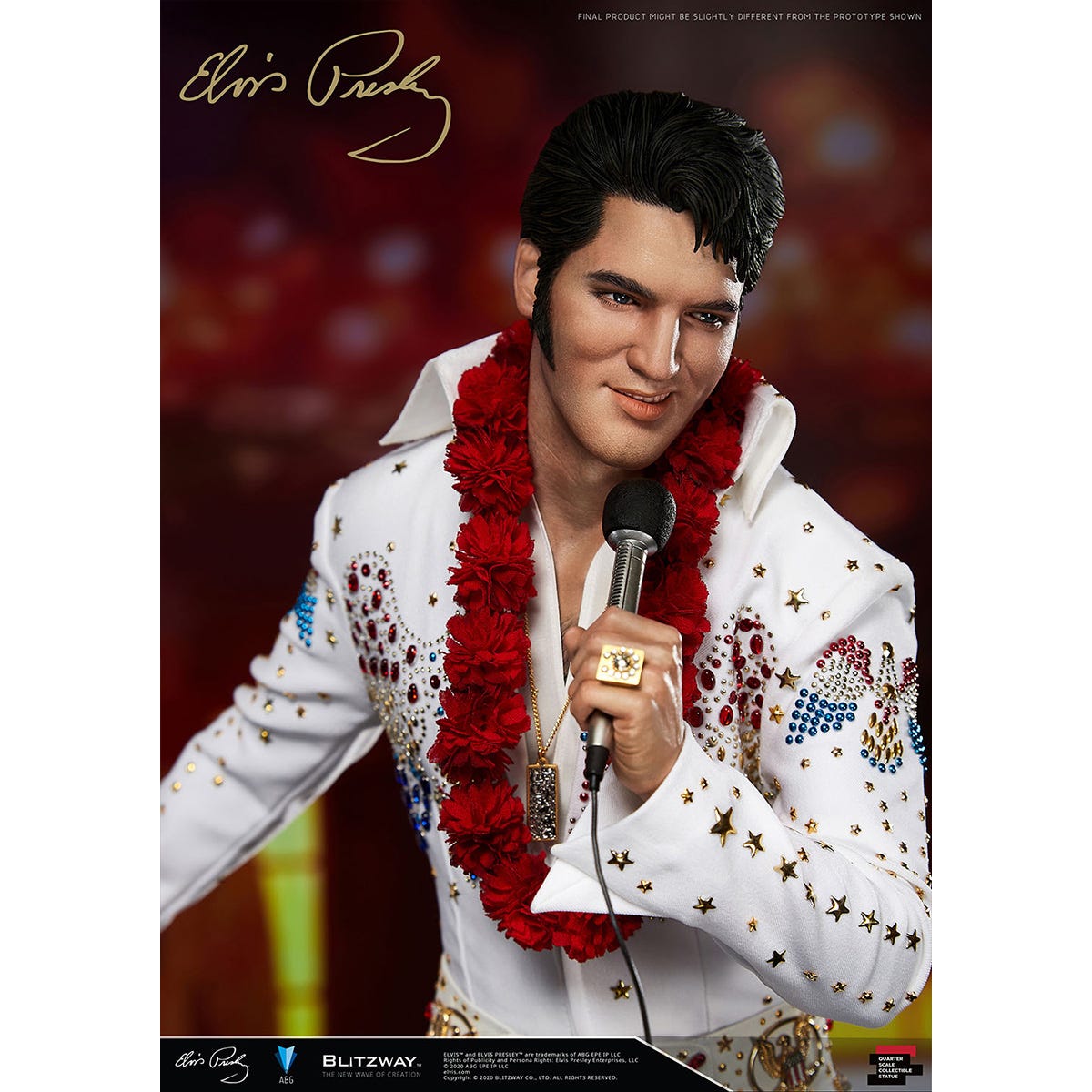 Blitzway 'Elvis Presley', 1/4th Superb Scale Statue | 8809321479395