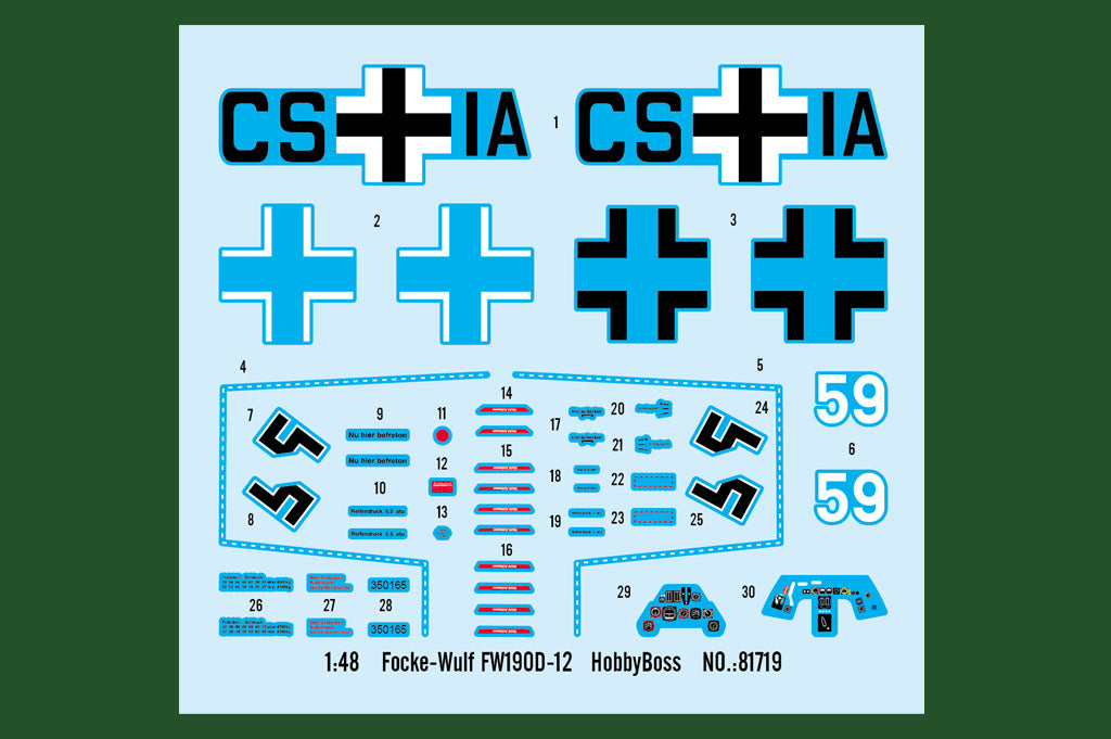 Hobby Boss 1/48 Focke-Wulf FW190D-12 | 6939319217196
