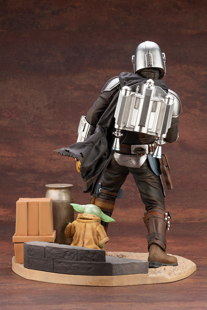 Kotobukiya 1/7 Artfx Mandalorian & The Child, Prepainted Statue | 190526034914