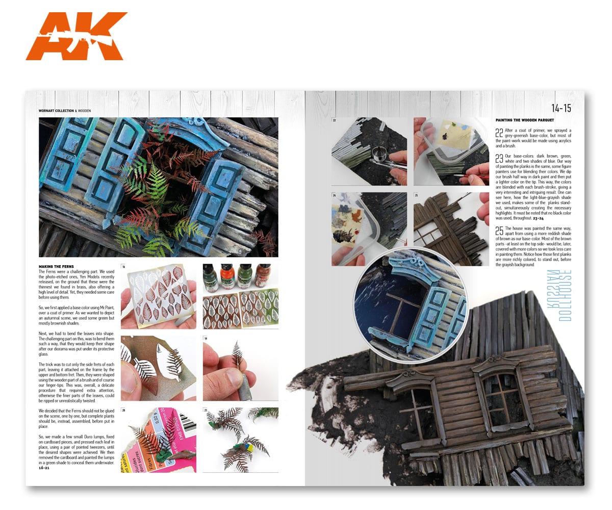 AK Interactive Worn Art Collection #01 Madera - Spanish | 8435568306097