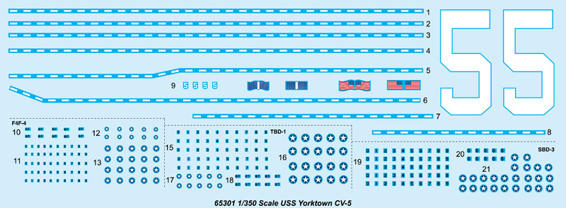 ILOVEKIT 1/350 USS Yorktown CV-5 | 9580208653013