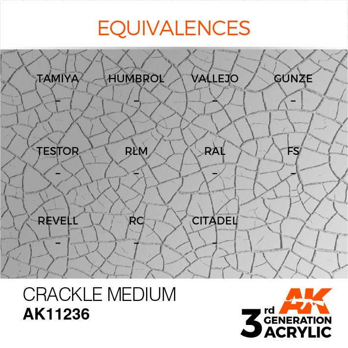 AK Interactive 3G Acrylic Crackle Medium 17ml | 8435568304697