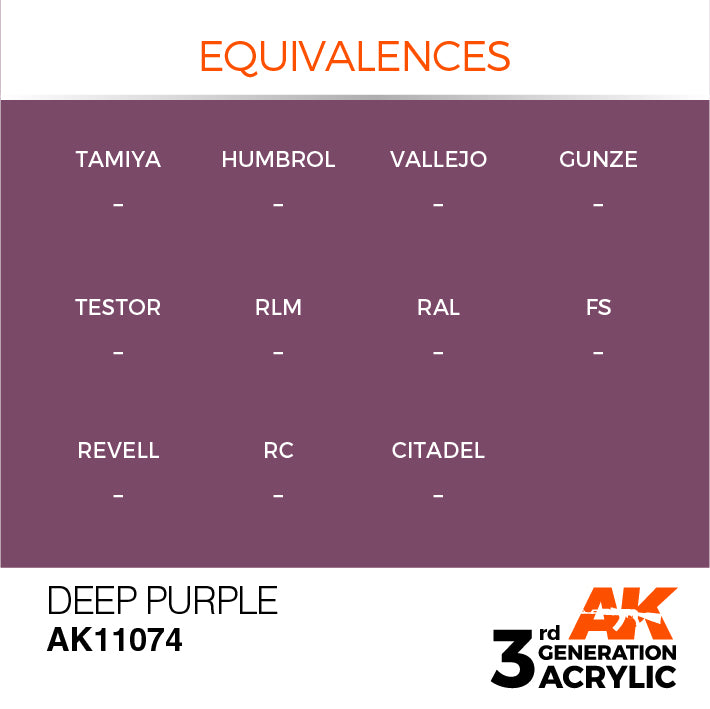 AK Interactive 3G Acrylic Deep Purple 17ml | 8435568303072