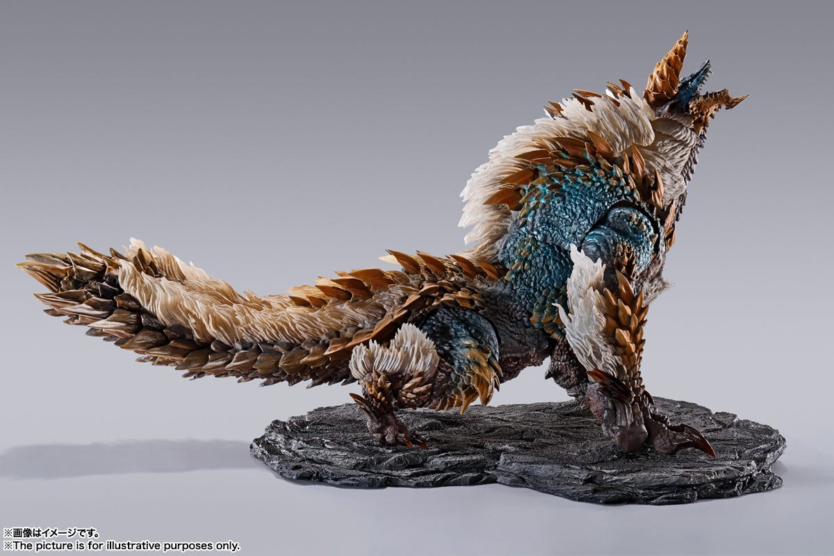 Bandai Spirits S.H.MonsterArts Zinogre Monster Hunter World Iceborne | 457310261471