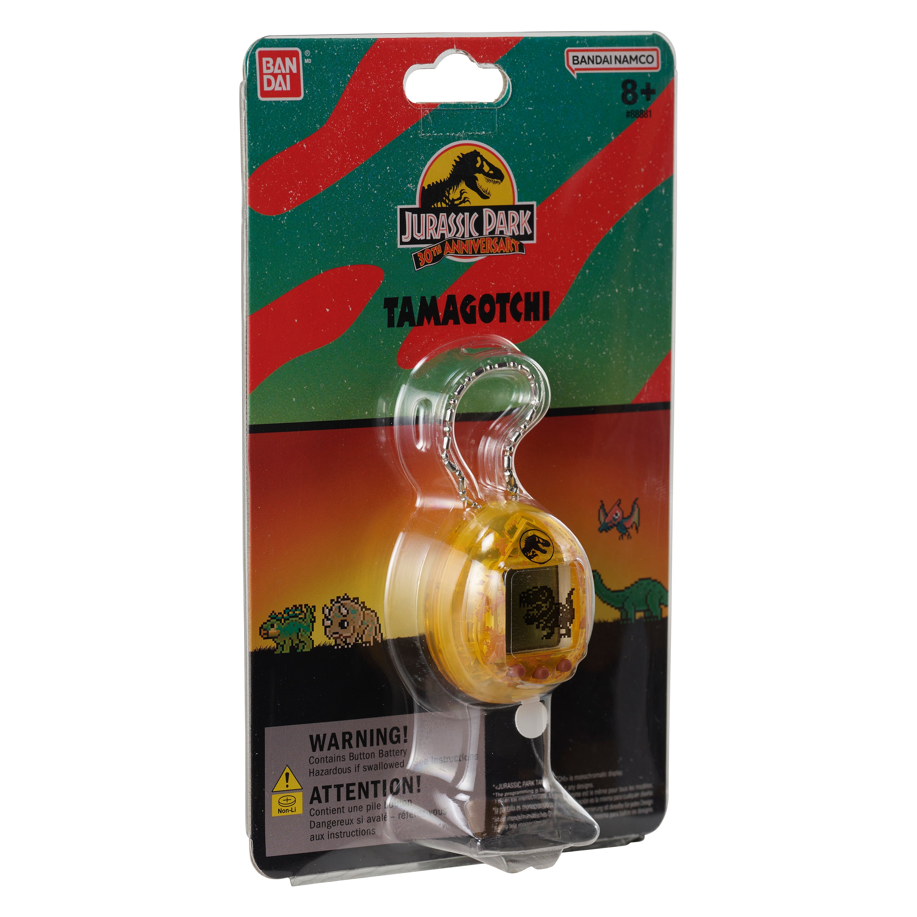 Bandai Tamagotchi Collaboration, Jurassic Park 30th Anniversary x Tamagotchi Nano -Dinosaur Amber ver. | 045557888817