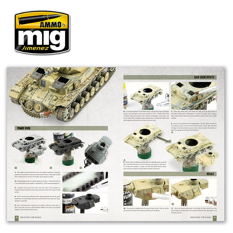 Ammo Mig The Weathering Magazine - Special - How to Paint 1/72 Military Vehicles (English) | 8432074060192
