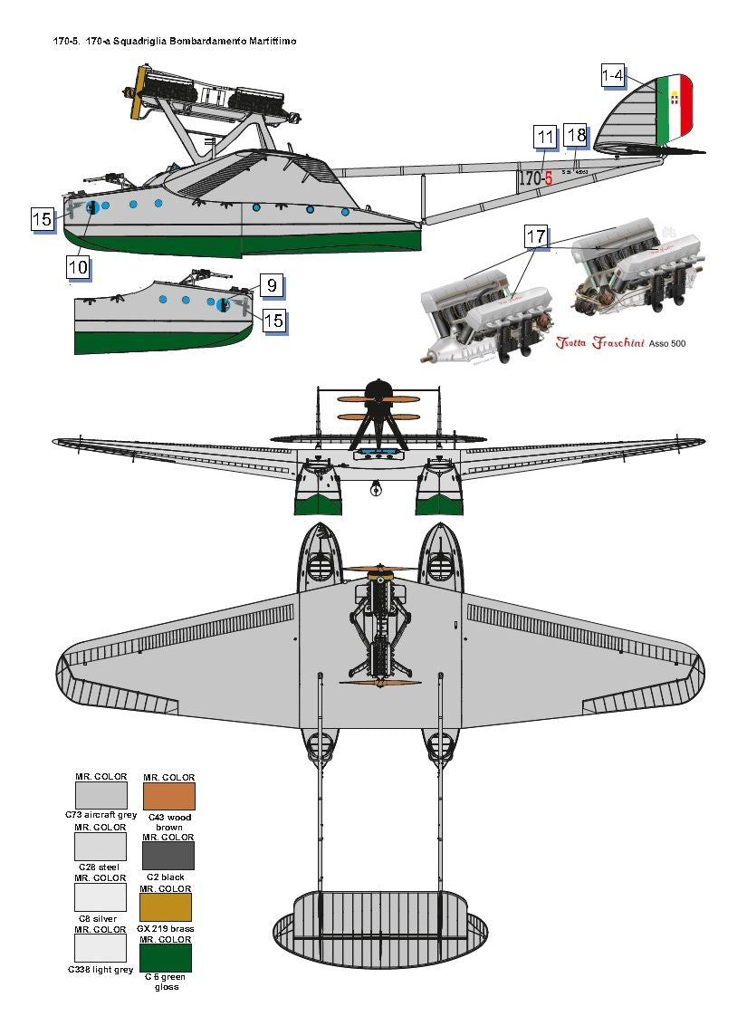 Dora Wings Savoia-Marchetti S.55 (torpedo bomber) | 4820237050182