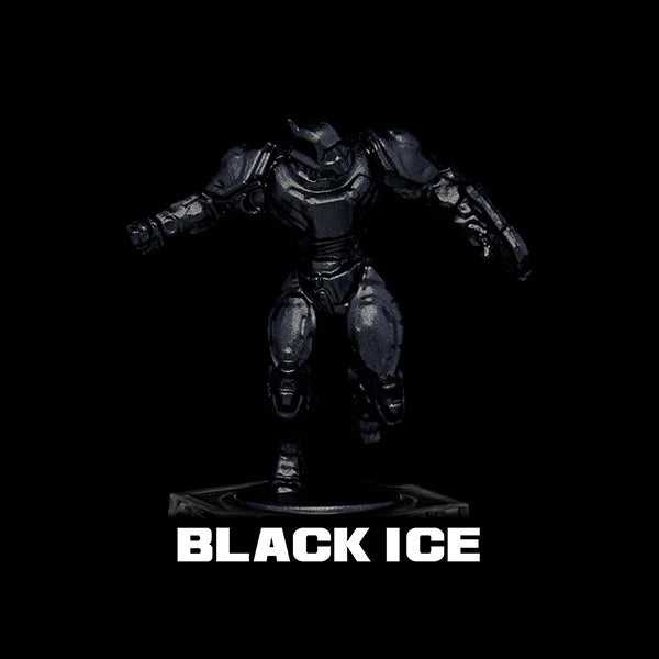 Turbo Dork Black Ice Metallic Acrylic Paint 20ml Bottle | 631145995250