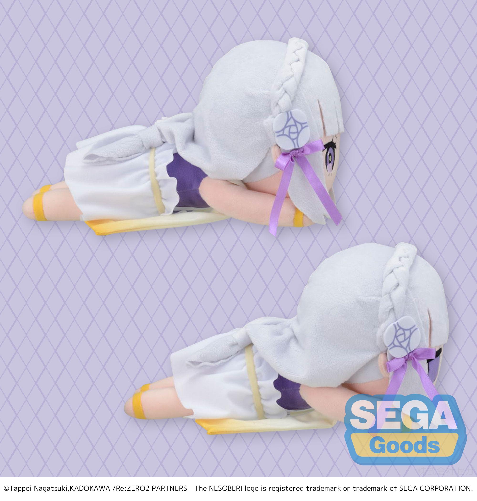 Re:ZERO -Starting Life in Another World- Series NESOBERI (Lay-Down) SP Plush 'Emilia' -Wind God- | 4570001961236