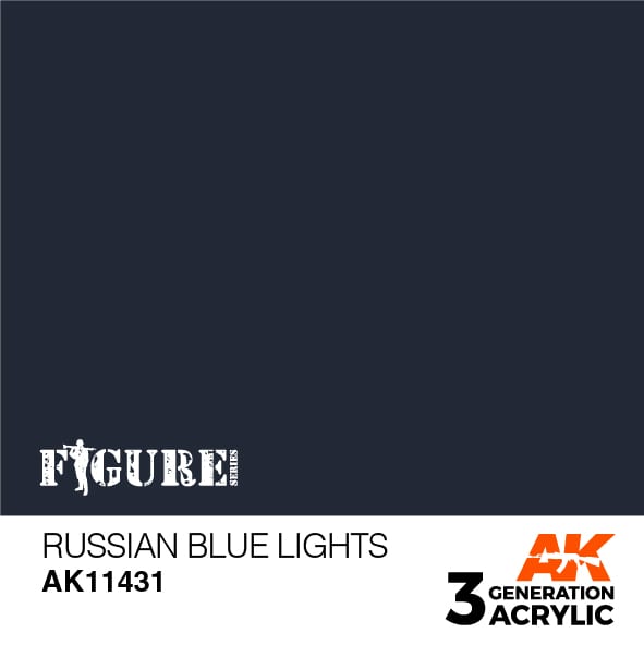 AK Interactive 3G Russian Blue Lights | 8435568310971