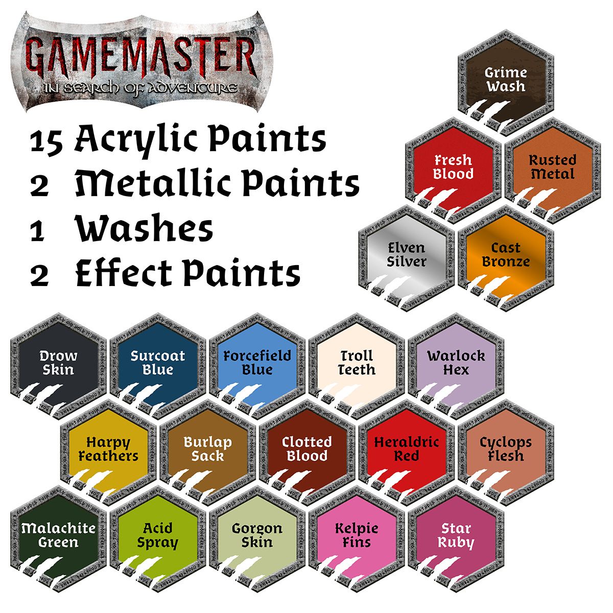 GAMEMASTER Wandering Monsters Paint Set | 5713799100510