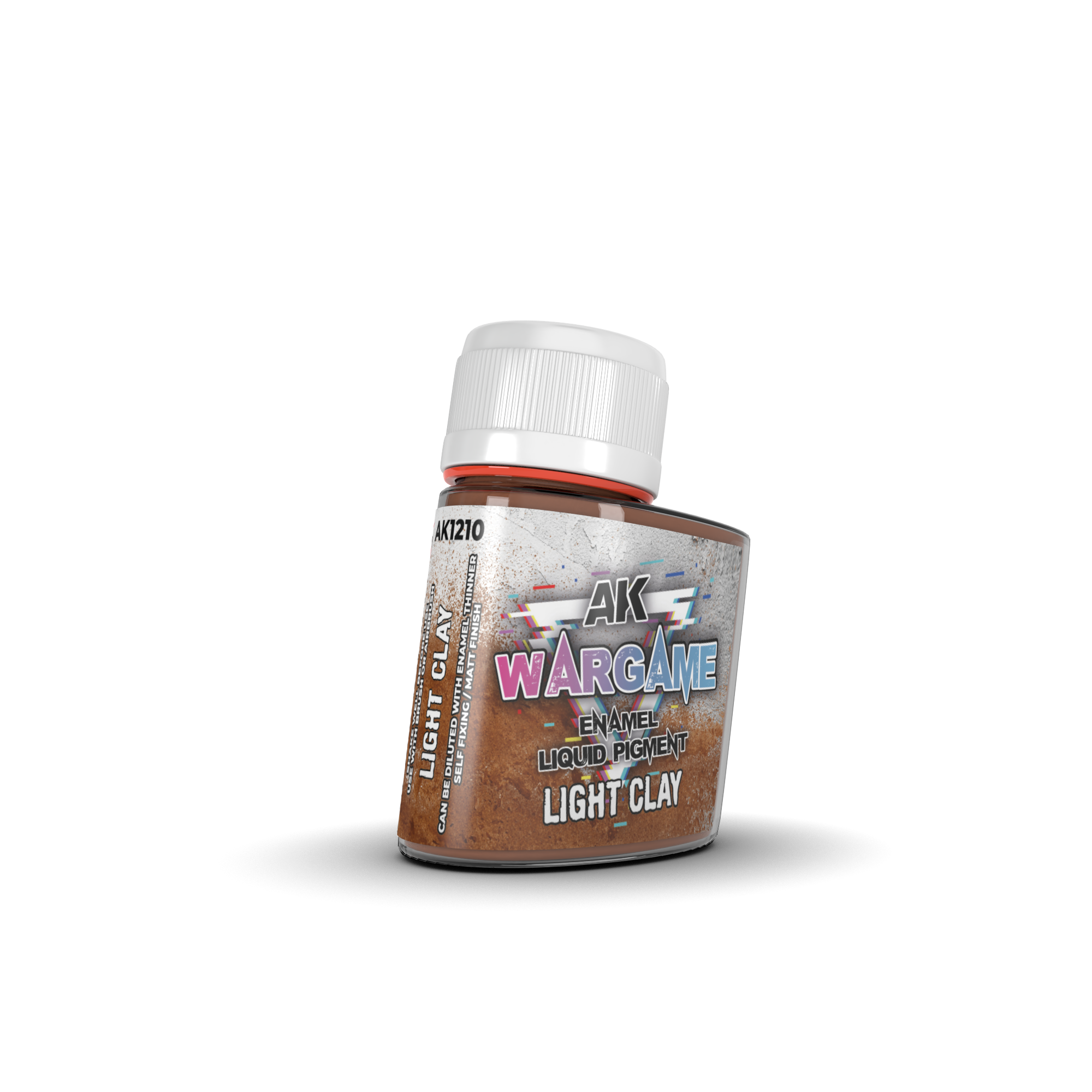 AK Interactive Wargame Enamel Liquid Pigments Light Clay 35ml