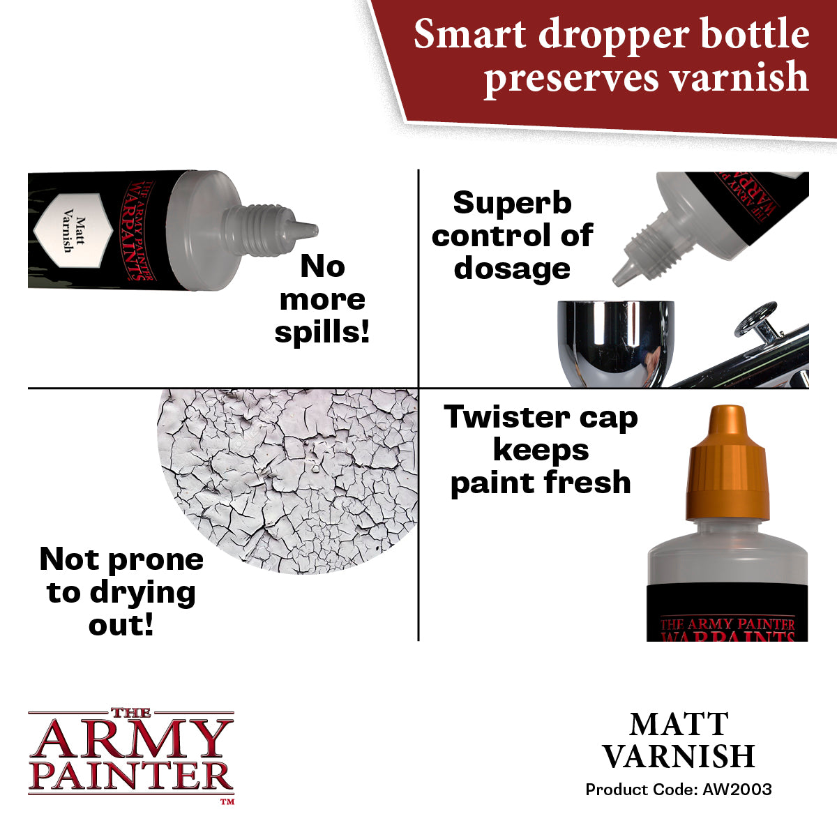 Army Painter Air Anti-shine Varnish, 100 ml | 5713799200364