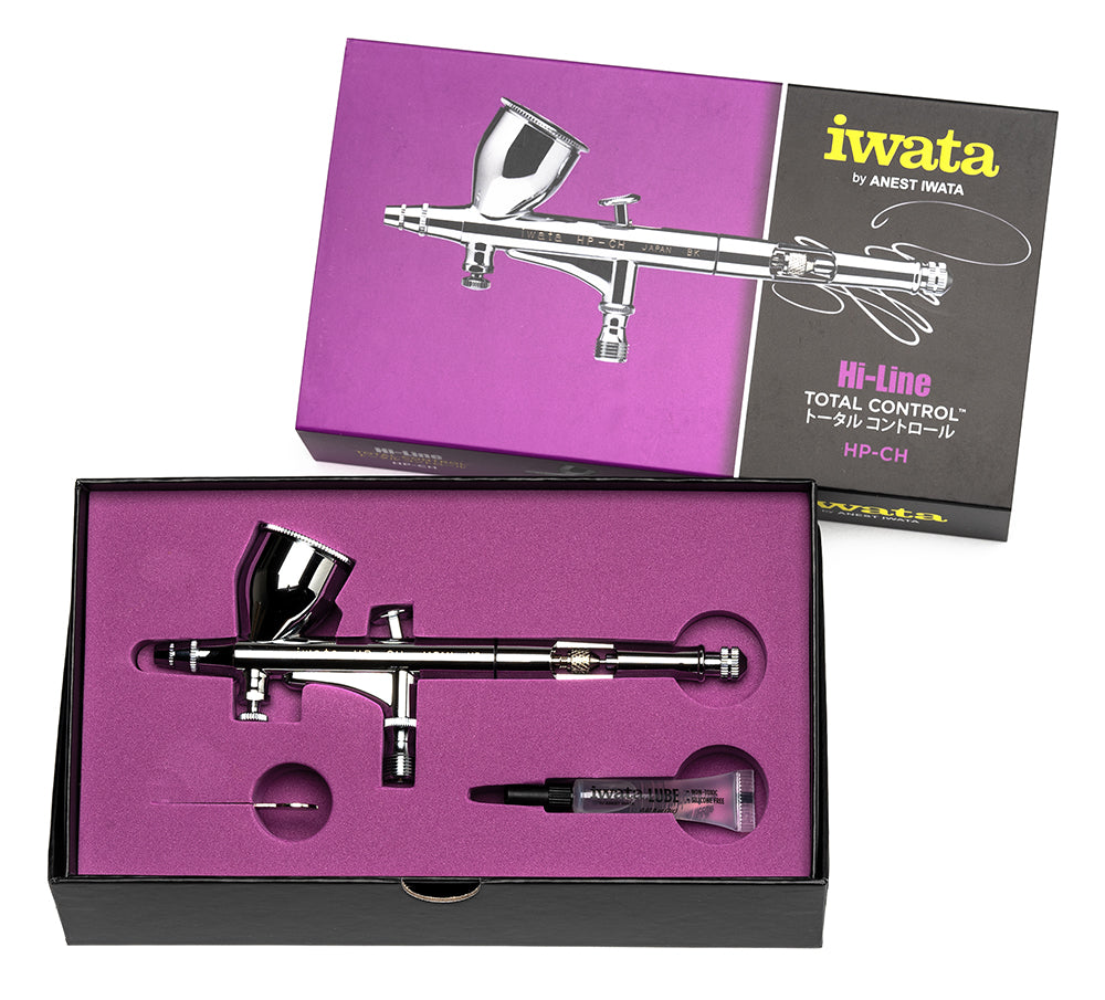 IWATA Hi-Line HP-CH Gravity Feed Dual Action Airbrush | 734748051412