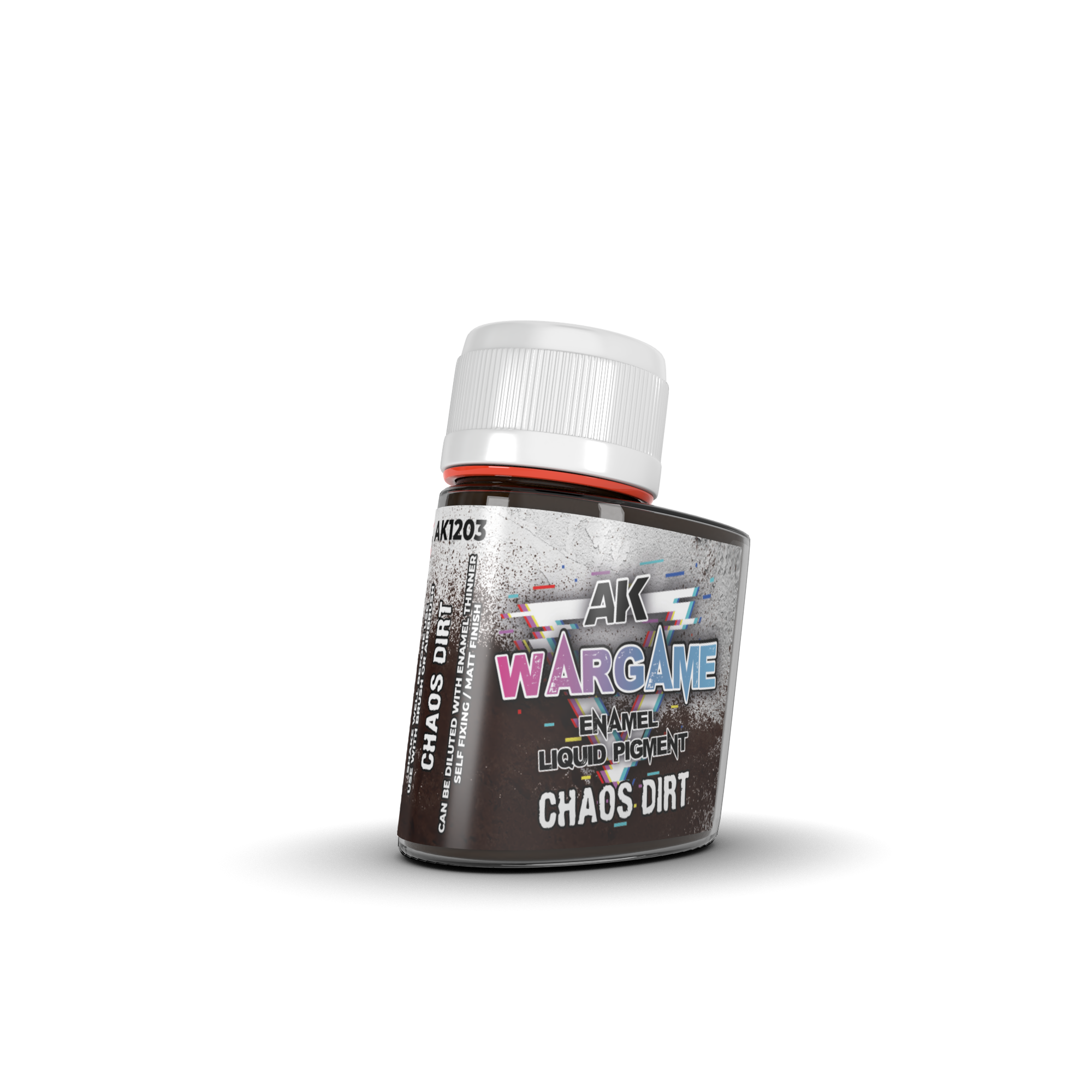 AK Interactive Wargame Enamel Liquid Pigments Chaos Dirt 35ml