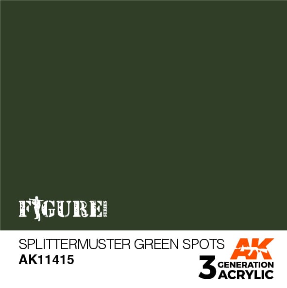 AK Interactive 3G Splittermuster Green Spots | 8435568310810