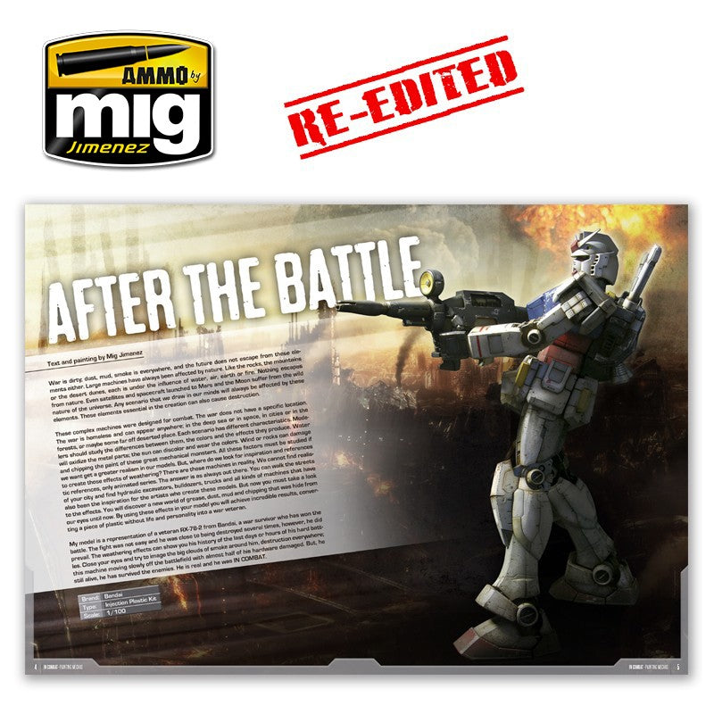 Ammo Mig In Combat 1 - Painting Mechas (English) | 8432074060130