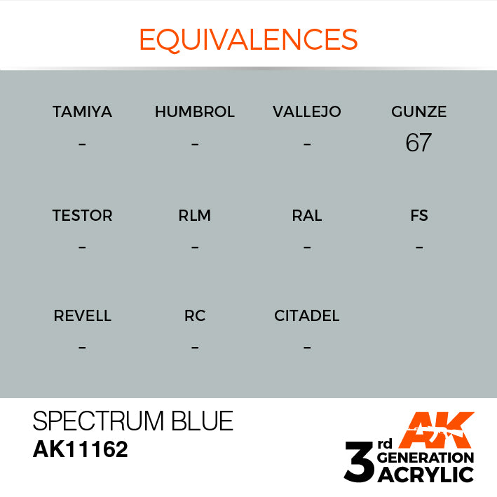 AK Interactive 3G Acrylic Spectrum Blue 17ml | 8435568303959