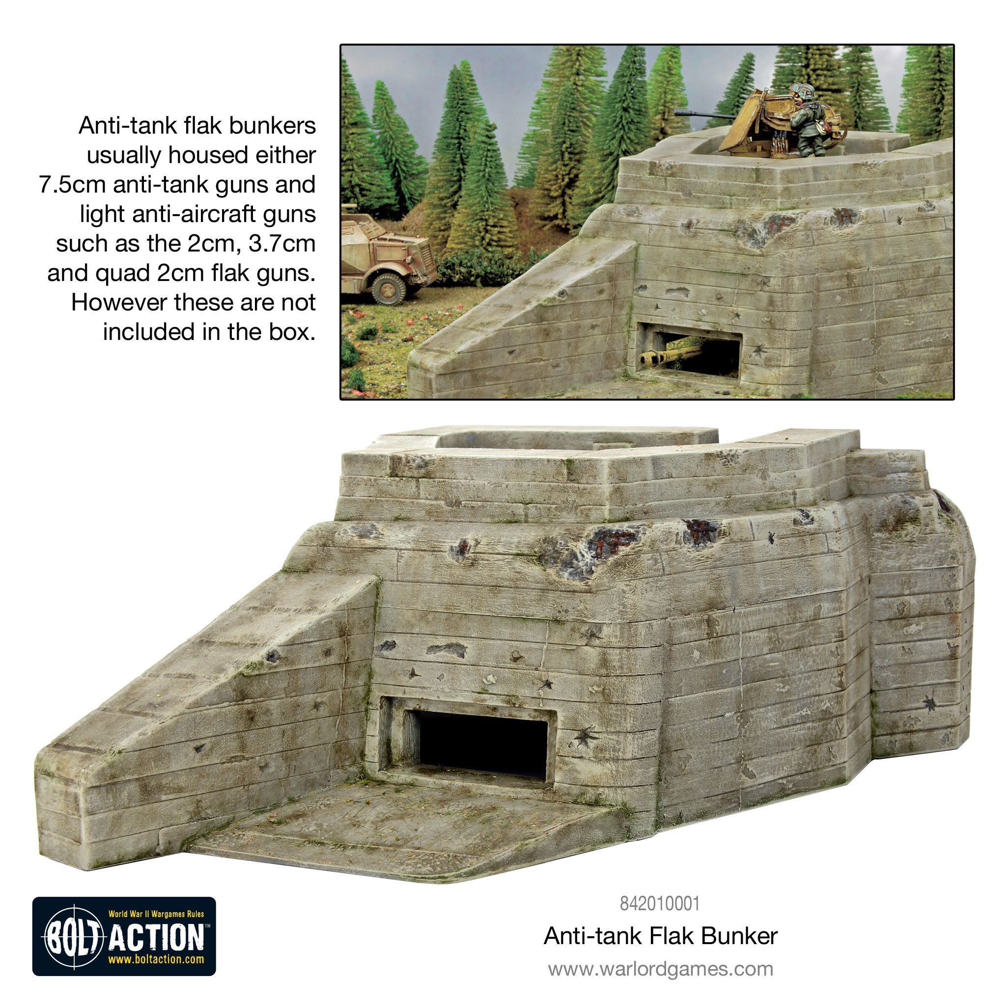 Bolt Action Anti-Tank / Flak Bunker | 5060572500358