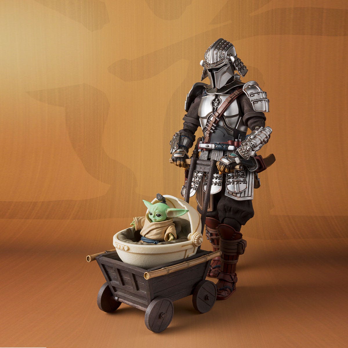 Bandai Spirits Meisho Movie Realization Ronin Mandalorian & Grogu (Beskar Armor) 'The Mandalorian' | 4573102620934
