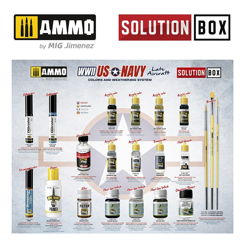 Ammo Mig US Navy WWII Late Solution Box | 8432074077237