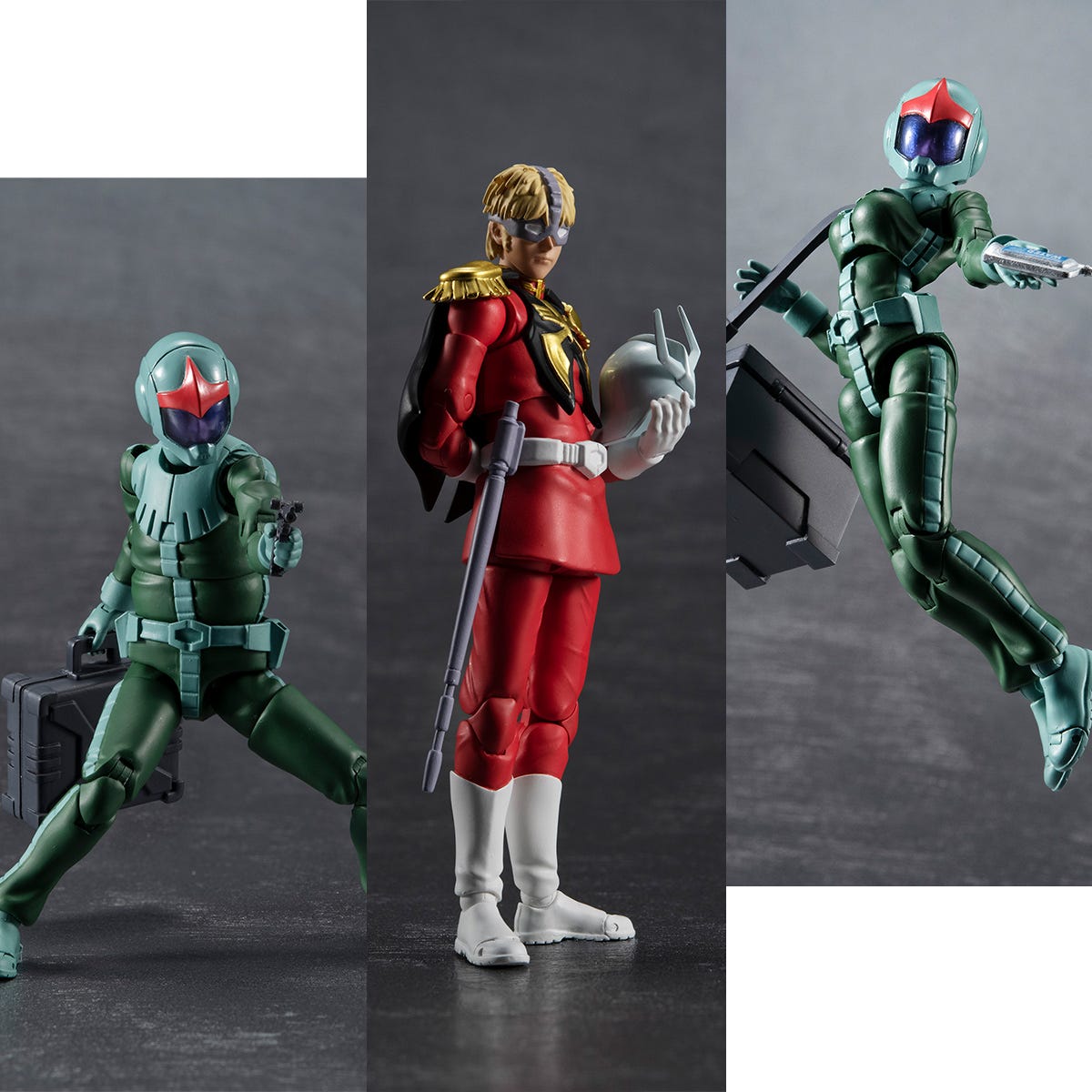 Megahouse G.M.G Principality of Zeon Army Solider 04-06 (Normal Suit Solider & Char Aznable) 'Gundam' | 4535123831768