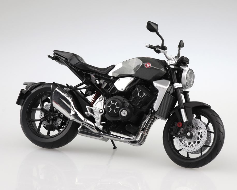 Aoshima 1/12 Honda CB1000R Sword Silver Diecast Motorcycle | 4905083108178